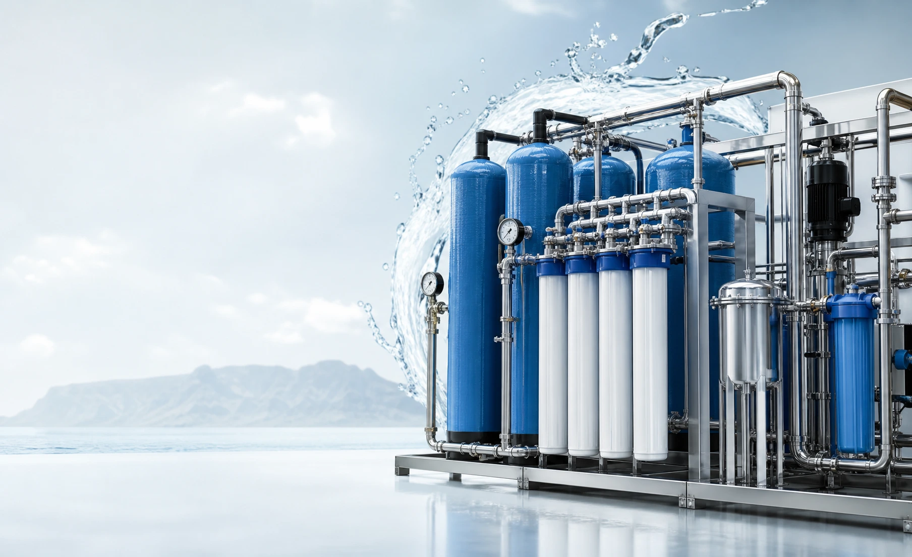 Bluescape water filtration system installation