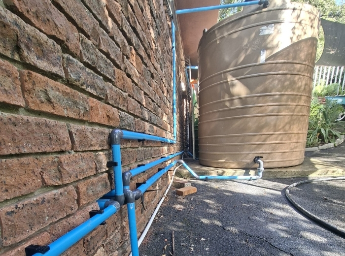 Commercial filtration valves gauges and pipework