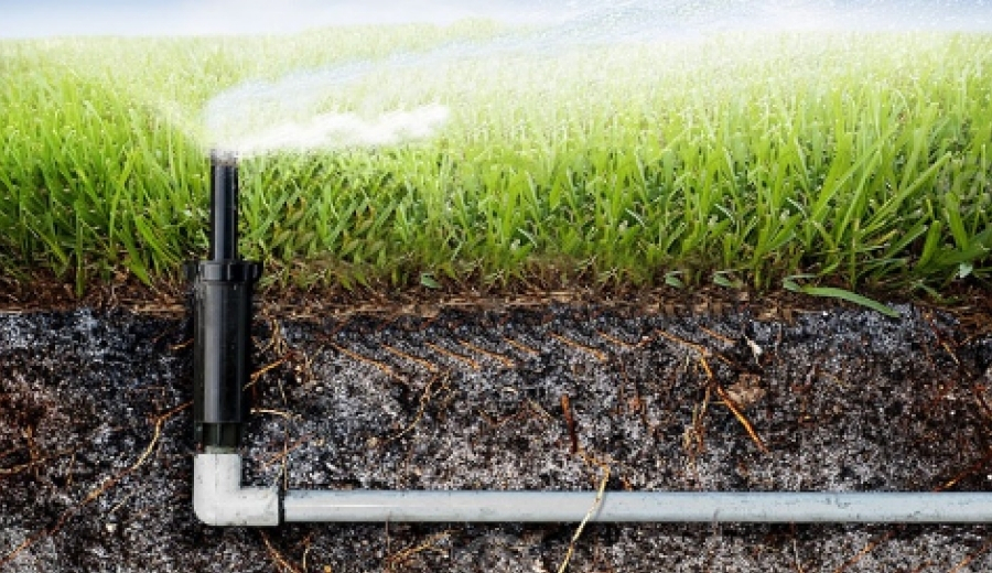 Irrigation water system installation