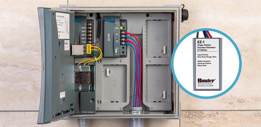 Decoder irrigation control system