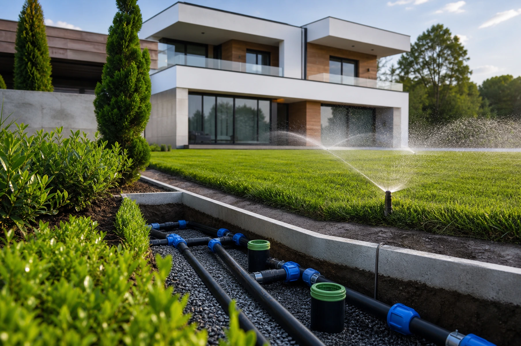Irrigation systems designed for efficient water use. hero image