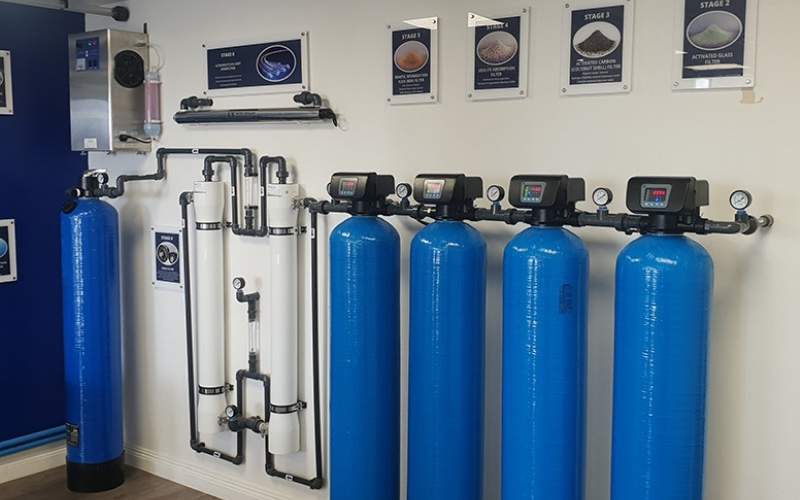 Commercial water filtration project by Bluescape